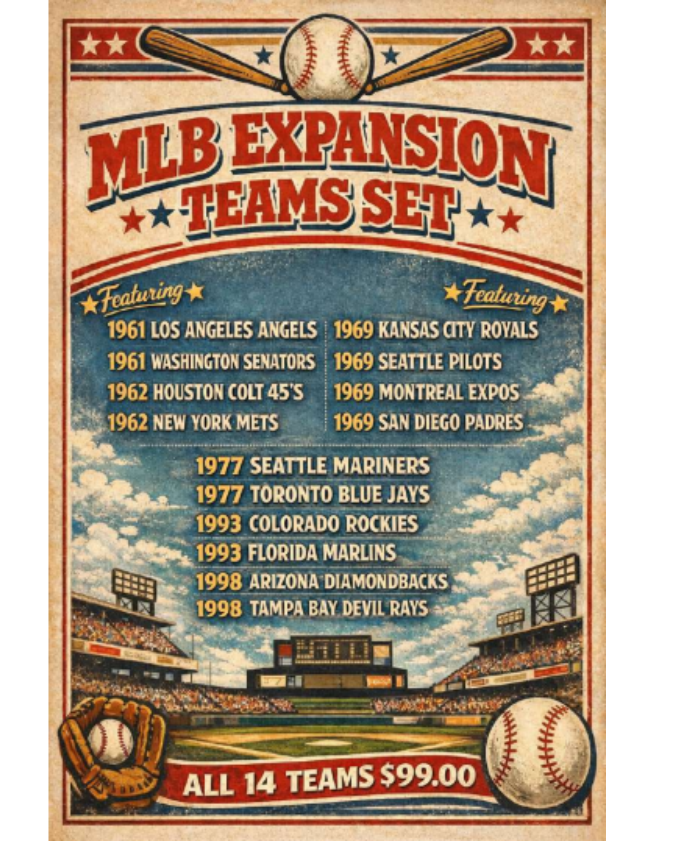 MLB Expansion Teams Set